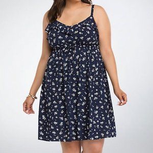 NWT Torrid - Ruffle Challis Sundress